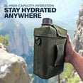 thumbnail image 3 of Sirius Survival 2L Square Canteen with Insulated Case & Shoulder Strap – BPA-Free Water Bottle for Camping, Hiking, Emergency Preparedness & Outdoor Survival, 3 of 6