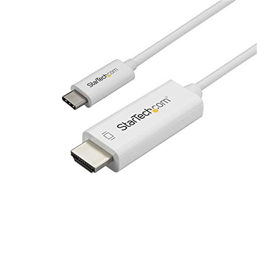2 m / 6ft USB C to HDMI Cable Computer Monitor Cable 4K at 60 Hz White