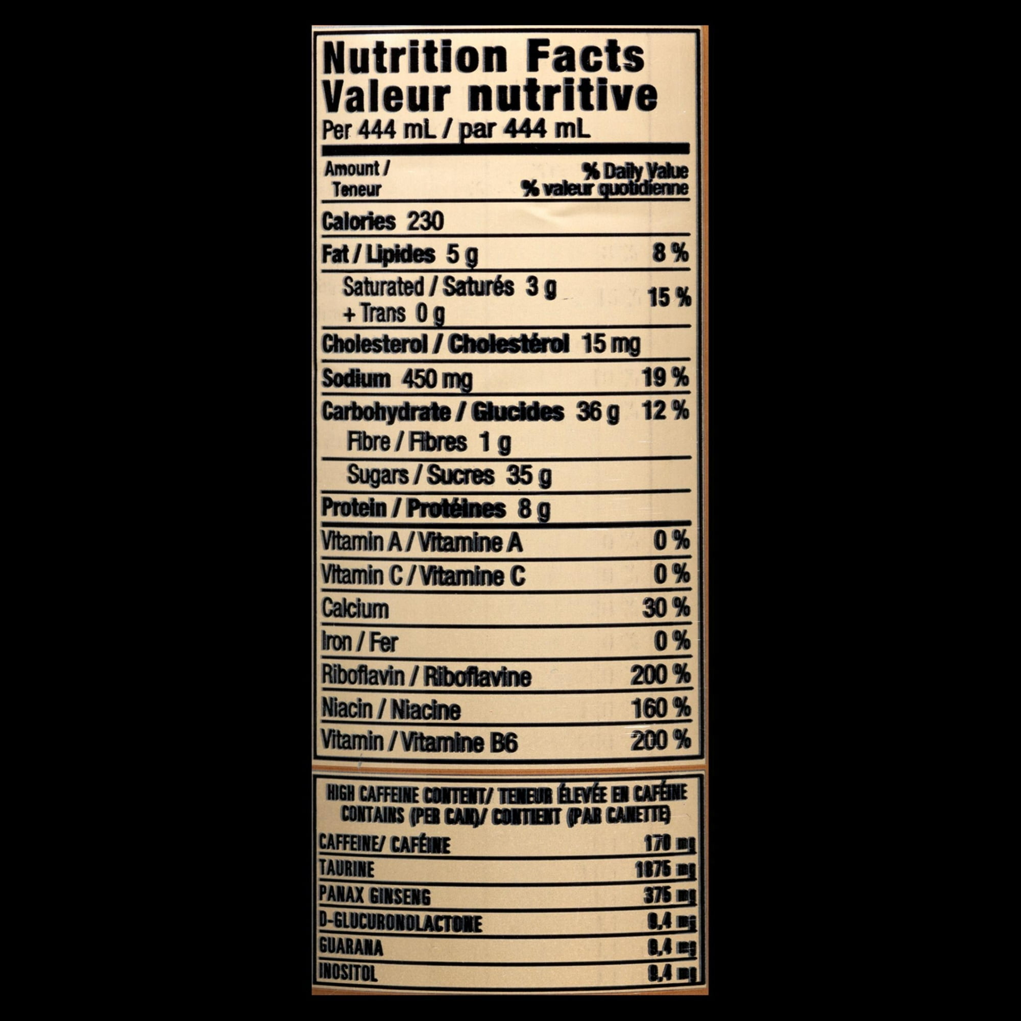 MONSTER ENERGY, Java Loca Moca, canette de 444 mL 444 mL