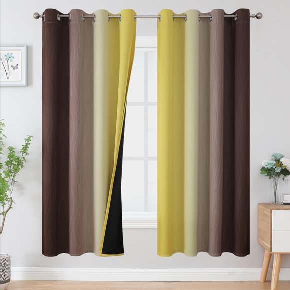 Cortina Estelar Textiler 52Wx183L con aislamiento térmico Blackout