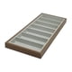 thumbnail image 3 of Organizador de gafas de sol de viaje con 7 ranuras - Estuche de madera para guardar gafas Gris, 3 of 9
