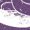 HEATHER PURPLE, variant on Instant Message - Cat Nap Moon Girls' Fitted Short Sleeve Graphic T-Shirt