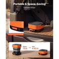 thumbnail image 2 of convenient Cordless Pressure Washer, 2.64 Gal Tank, Foldable, 109 PSI, 3 Nozzles + 2 Brushes, 78.7" Hose, for Bike/Patio/Camping, 2 of 7