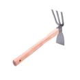 thumbnail image 2 of Sokhug Thickened Wooden Handle Garden Hoe, Dual-Purpose Digging Weeding Tool for Farming, Small Hand Rake, 2 of 9