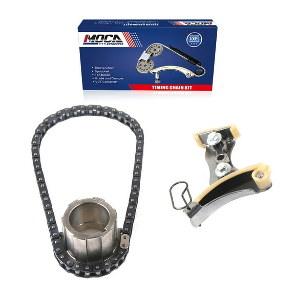 MOCA AUTOPARTS Timing Chain Kit Fit for 09-15 Escalade 6.2L & 14-17 Chevrolet Express 3500 4.8L & 09-13 GMC Sierra 1500 6.2L