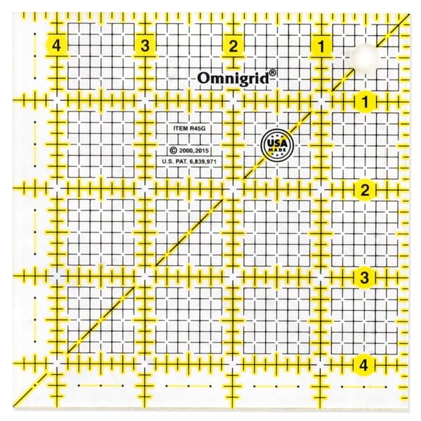 Omnigrid Square Quilting Ruler Value Pack (4-1/2", 6-1/2", 9-1/2" & 12-1/2")
