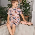 thumbnail image 4 of Fotbe Funny Chicken Pijama Estampada de 2 Piezas para Niños – Ropa de Dormir de Manga Corta Cómoda para Niños y Niñas, Camiseta y Shorts de Algodón-XX-Large, 4 of 6