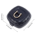 thumbnail image 2 of Unique Bargains Multi-Function Stylish Jewelry Box Organizer With Mirror Navy Blue, 2 of 5