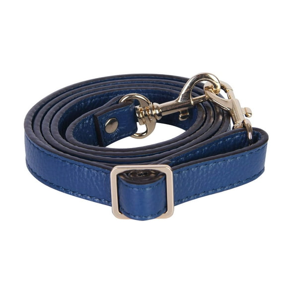 VanEnjoy Full Grain Leather Adjustable Replacement Cross Body Purse Shoulder Strap, 0.7†Width, Adjustable Length 25â€-51†(Blue)