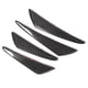 thumbnail image 2 of Air 4 Unids/set Universal Fibra De Carbono Parachoques Canards Alerón De Labios Apto Para, 2 of 7