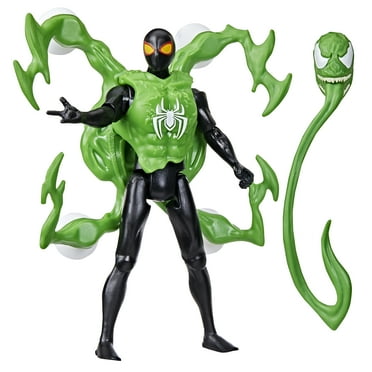 Marvel Spider-Man VenomVersus Epic World of Action Miles Morales 4” Deluxe Figure, 4 