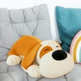 thumbnail image 4 of SPOORYYO Very Soft Dog Hugging Body Pillow - Large Puppy Stuffed Animals, Soft Cuddle Shiba Inu & Corgi, Brown/Yellow, Oversized Plush Toy for Kids and Adults, Perfect Gift, 11.8in, 4 of 8