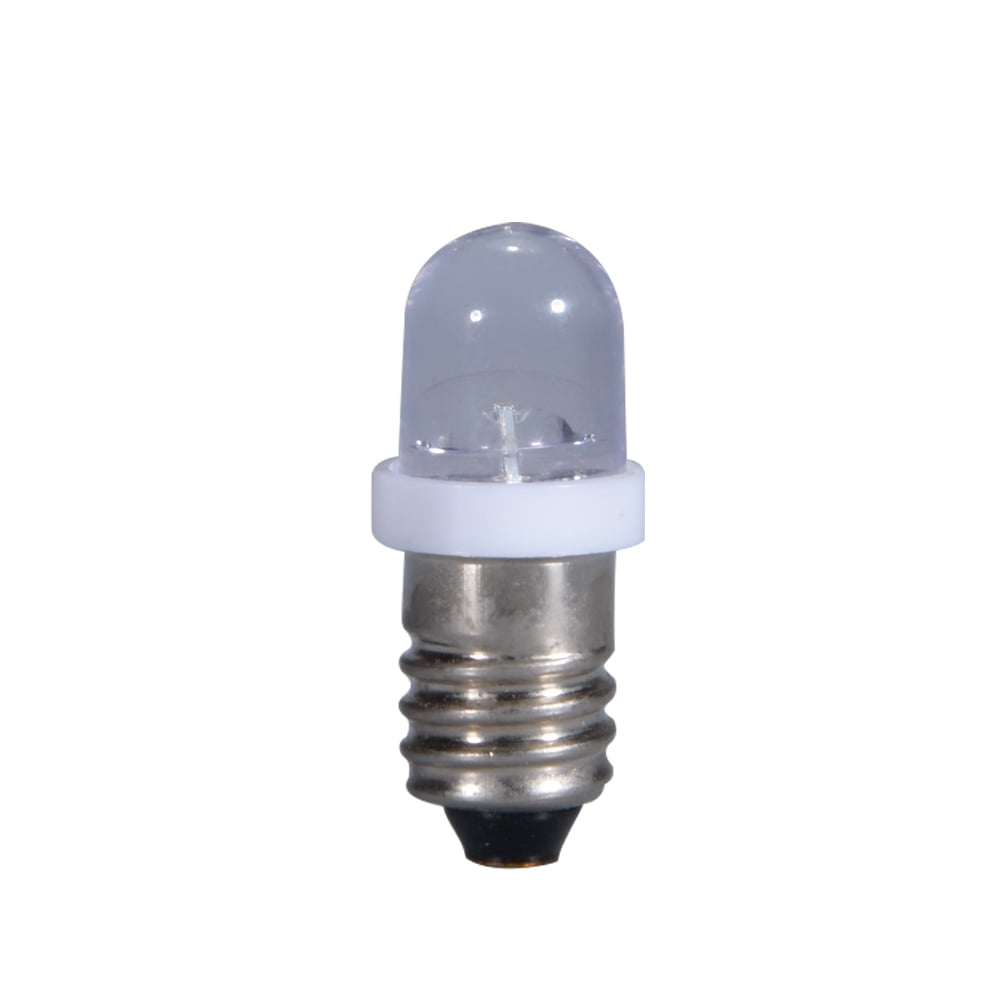 E10 Light Bulbs DC 6/12/24V LED Screw Base Indicator Bulb Mini Warning