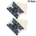 thumbnail image 1 of GOOHOCHY 10 Sets Birthday Party Invitations and Envelopes Beige Rectangular Paper, 1 of 8