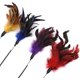thumbnail image 4 of Juguetes para gatos con plumas y varita para gatos Juguete para gatos con forma de pluma (paquete de 6) JFHHH pequeña, 4 of 5