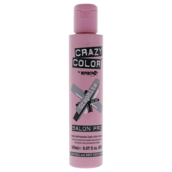 Crazy Color Salon Pro Semi Permanent Hair Color - 69 Graphite, 5.07 oz Hair Color