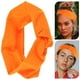 thumbnail image 3 of Turbante elástico para mujer, diadema con nudo trenzado para peinar el cabello (naranja), 3 of 6
