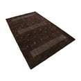 thumbnail image 2 of Rugsotic Carpets Handmade Rugs Hand Knotted Loom Rectangle 5'x8' Brown Wool for Indoor Use, 2 of 8
