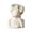 A, variant on ShaoXinWan Halloween Ceramic Skull Bust Planters, Set of 4 Skeleton Figure Plant Pots with Different Poses, Decorative Spooky Planters for Tabletop Shelf Halloween Party Home Indoor Decor
