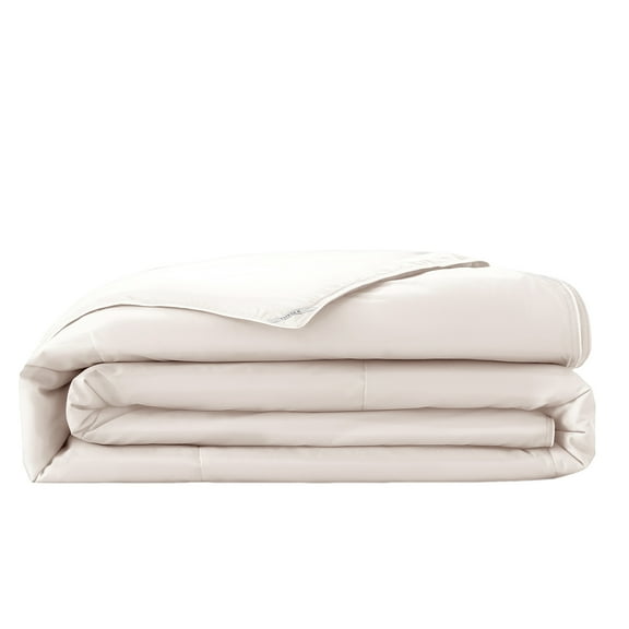THXSILK Silk Comforter Duvet Quilt, 100% Tussah Silk Filling, 63% Cotton & 37% Polyester Outer Shell, White, Twin Size(67in x 87in), Silk Weight 1.21lb/0.55kg