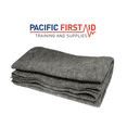 thumbnail image 2 of Grey Wool Blanket 80% wool, 2 of 2