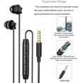 thumbnail image 4 of Wired Sleep Earphones with Microphone and Volume Control,Soft Silicone Sleeping Earbuds for Side Sleepers, Noise Isolating 3.5mm In-Black, 2 Pack, 4 of 6