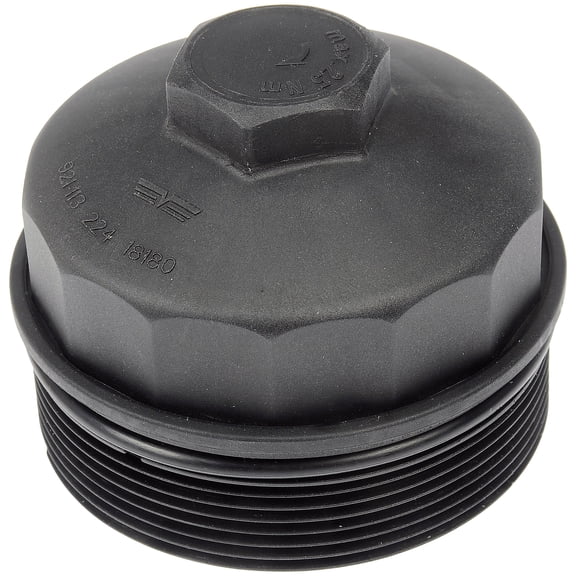 Dorman 921-113 Engine Oil Filter Cover for Specific BMW Models, Black Fits select: 2003-2005 LAND ROVER RANGE ROVER, 1993-2001 BMW 740