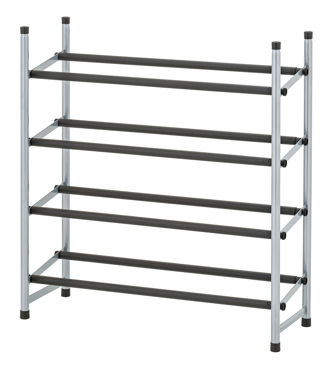 Mainstays 4-Tier Expandable Stackable Shoe Rack, Up to 20 Pairs