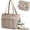 Camel, variant on Tote Bag for Women, Teacher Tote with Insulated Compartment, Large Puffer Work Tote Handbags for Work, Camel