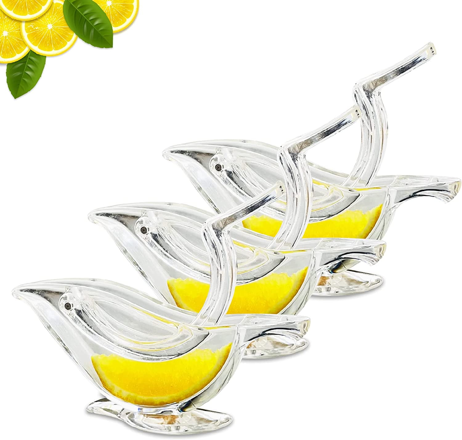 Manual Lemon Juicer, Acrylic Manual Lemon Slice Squeezer, Lemon Juicer
