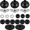 thumbnail image 1 of 21Pcs Cymbal Replacement Accessories - Cymbal Parts Include Felt Sleeves, Washers, Wing Nuts, Felts, Hi-Hat Clutch Felt, Hi Hat Cup, 1 of 5
