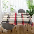 thumbnail image 3 of Yayeee Tablecloths 54" x 54" Rectangle Wrinkle Resistant Party Table Cover, Red Tartan, 3 of 8