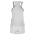 thumbnail image 5 of Women's 2 Piece Ribbed Knit Tracksuits Casual Summer Sleeveless Tank Tops High Waisted Shorts Lounge Sets Sleepwear Ladies Clothes, 5 of 7