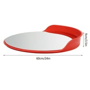 TOOL1SHOoo 2 pcs 24 Convex Traffic Mirror,Wide Angle Blind Spot Mirror for Garage Store Corner