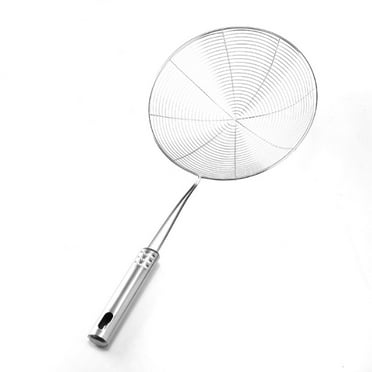 FACEGA Strainer, Stainless Steel Colander with Heat-Resistant Handle, Durable Strainers for Kitchen