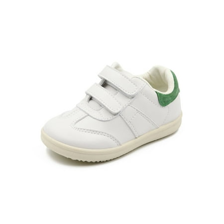 

Ritualay Children Casual Shoes Comfort Sneakers Non-Slip Flats Breathable Lightweight Walking Shoe Sport Running Fashion White Green 9C