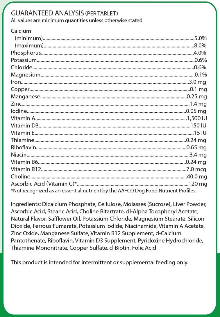 Healthy Breeds Dog Multi-Tab Vitamin and Mineral Supplement for Bull Terrier, 365 Chews