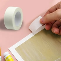 Hmgxay Colored Masking Tape, Decorative Painters Tape for Crafting and Labeling, Arts and Crafts Adhesive Tape for Kids DIY, Multi-Colored Masking Tape for Creative Projects(White)