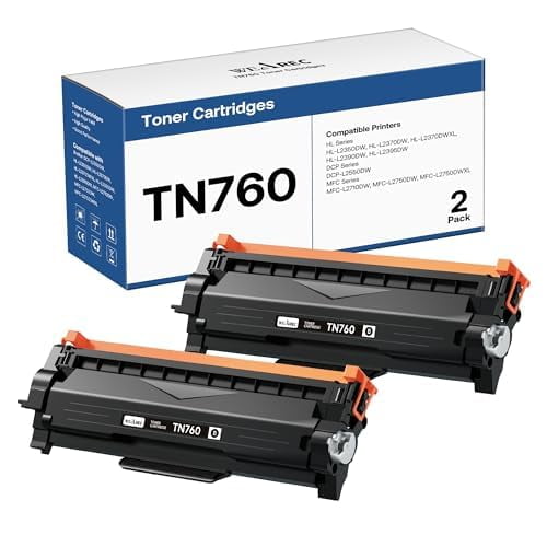 Cartuchos de tóner WEAREC TN760 de repuesto para Brother TN-730/TN-760