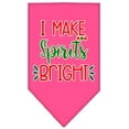 thumbnail image 4 of Christmas Pet and Dog Bandana Screen Printed, "I Make Spirits Bright", 4 of 10