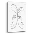 thumbnail image 2 of Epic Art 'Linear Couple Women Portrait' by Sabrina Balbuena, Acrylic Glass Wall Art, 24"x36", 2 of 8