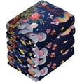 thumbnail image 3 of Koalas Rainbows Washcloths, Soft and Absorbent Cotton Towel, 6 Pack 12 X 12 Inches Premium Quick Dry Face Towel Wash cloth, 3 of 7