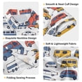 thumbnail image 3 of Dailycode Small Short Sleeve Button Down Shirts Hand Drawing Vehicles Casual Shirt 3-10 Years, 3 of 9