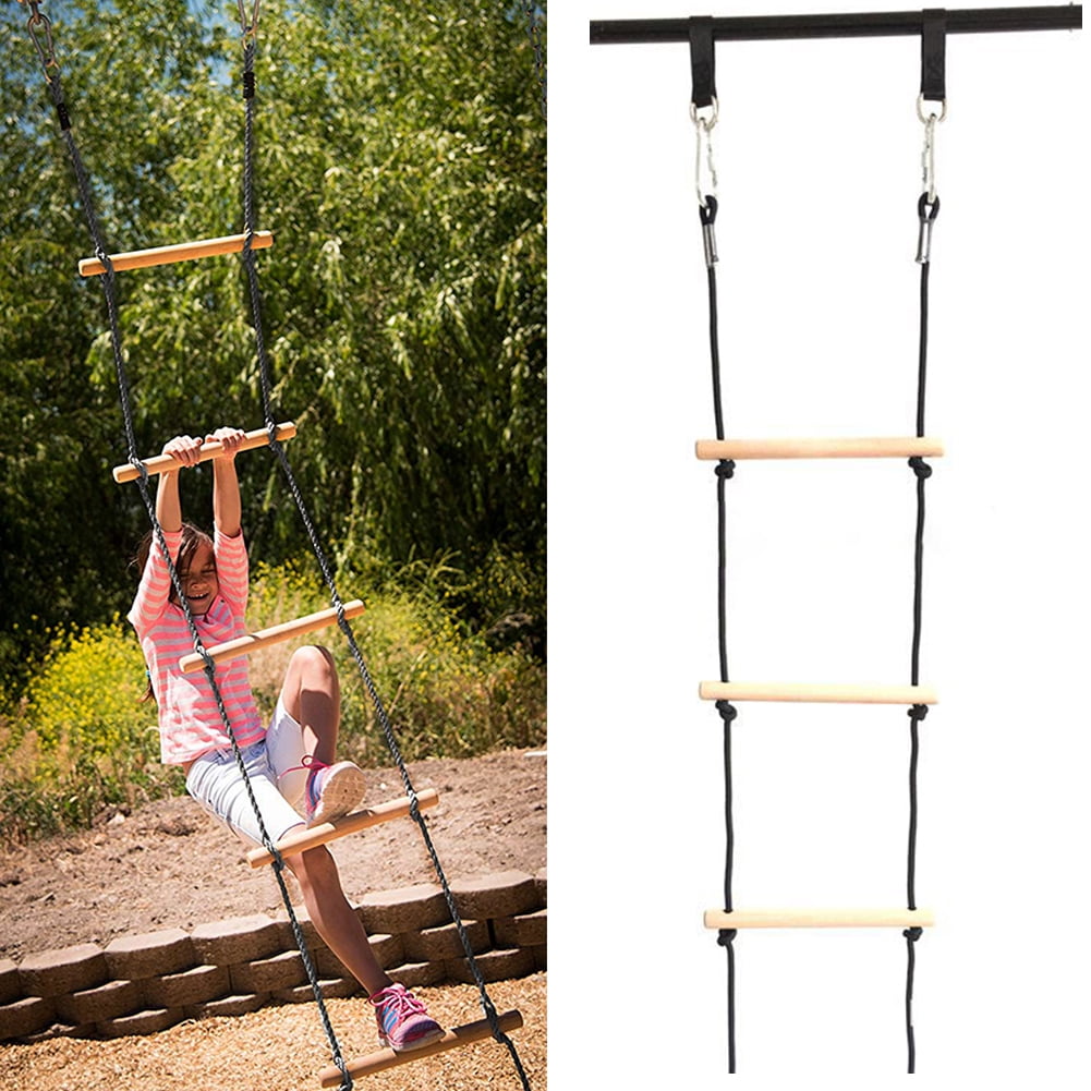 AIHOME Climbing Rope Ladder Swing Fun Toy Active Outdoor Play Equipment