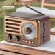 thumbnail image 3 of AM FM SW Transistor Retro Banda Completa Radio Audio Recargable BT Speaker (Oro), 3 of 9
