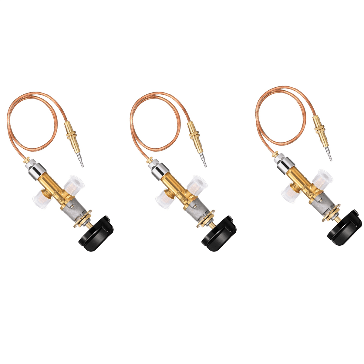 3X Low Pressure Gas Fireplace Failure Safety Control Valve Kit Gas