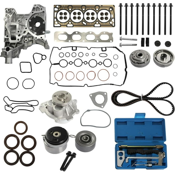 Head Gasket Set Timing Belt Kit Water & Oil Pump Timing Tool for GM Chevy Cruze Sonic 1.8L 2011-2018