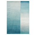 thumbnail image 1 of Ladole Rugs Heather Modern Abstract Blue Teal Durable Indoor Area Rug Carpet, 3'9" x 5'5", 1 of 4