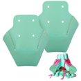 thumbnail image 2 of 1 Pair Roller Skates Toe Cap Guards Protectors PU Roller Skate Cap with 4 Holes Toe Cap Guard Protectors Green, 2 of 6