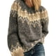 thumbnail image 1 of Sexy Dance Suéteres de punto para mujer, jersey de manga larga, Tops, suéter de cuello redondo, jersey holgado para mujer, prendas de punto cálidas para invierno, 1 of 2